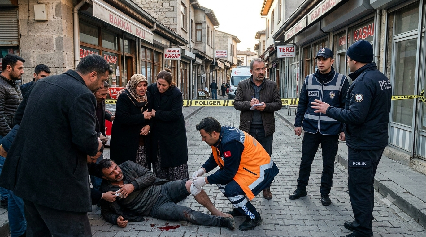 İş Yerindeki Tartışma Kanlı Bitti: 1 Kişi Ağır Yaralandı