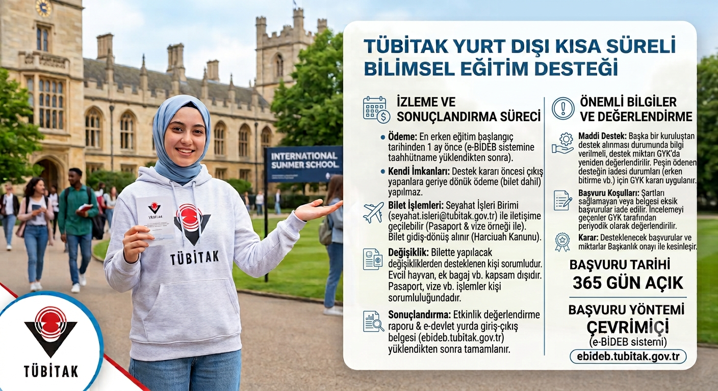 2224-D Yurt Dışındaki Bilimsel Eğitim Etkinliklerine Katılımı Destekleme Programı