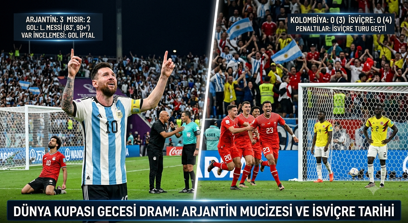 Nefes Kesen Maçta Tur Biletini Arjantin Kaptı: Çeyrek Finalde Dev Rakip