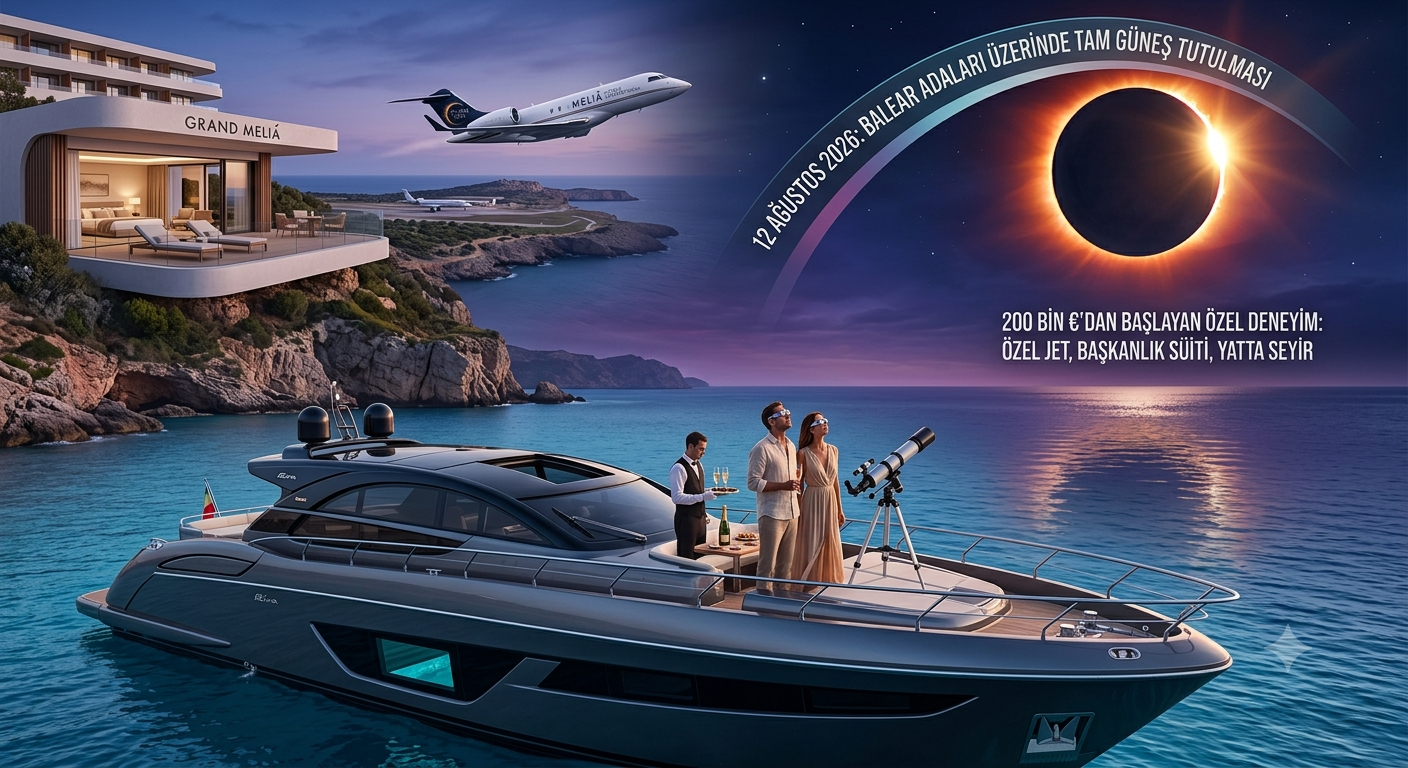 Gök Olayında Ultra Lüks Dönem: Tam 200 Bin Euro'ya Güneş Tutulması Turu