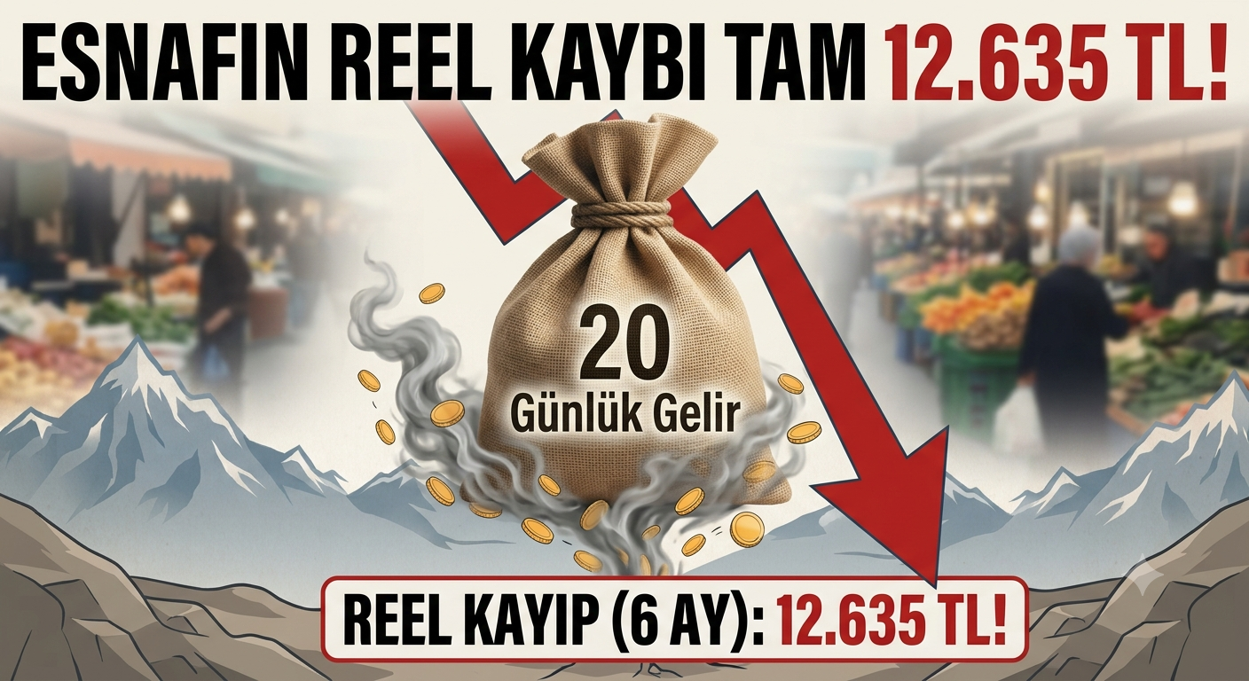 Esnafa Temmuz Şoku: BAĞ-KUR Emeklisinin Zammı Eridi, 6 Aylık Kayıp Büyüyor