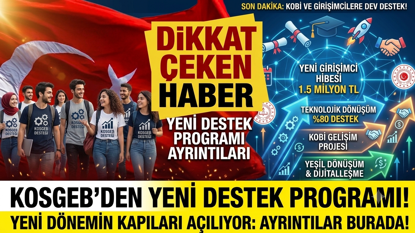 KOSGEB'den yeni destek programı
