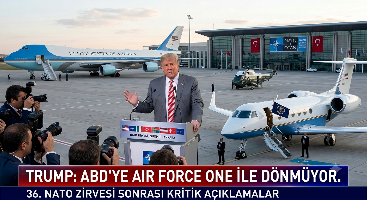 Zirve Sonrası Sıcak Gelişme: Donald Trump ABD'ye Başka Uçakla Dönüyor