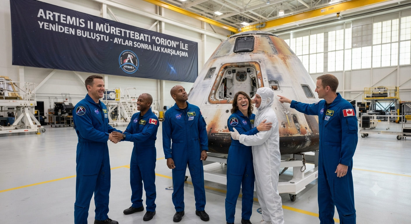 Artemis II Görevinde Kritik Aşama: Ekip, Orion Kapsülü ile Kenetlendi