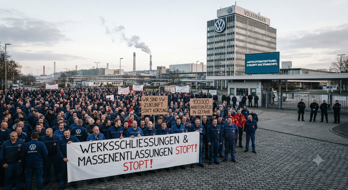 Volkswagen'de Kritik Dönem: Tasarruf Stratejisi Kapsamında 100 Bin İşten Çıkarma İhtimali