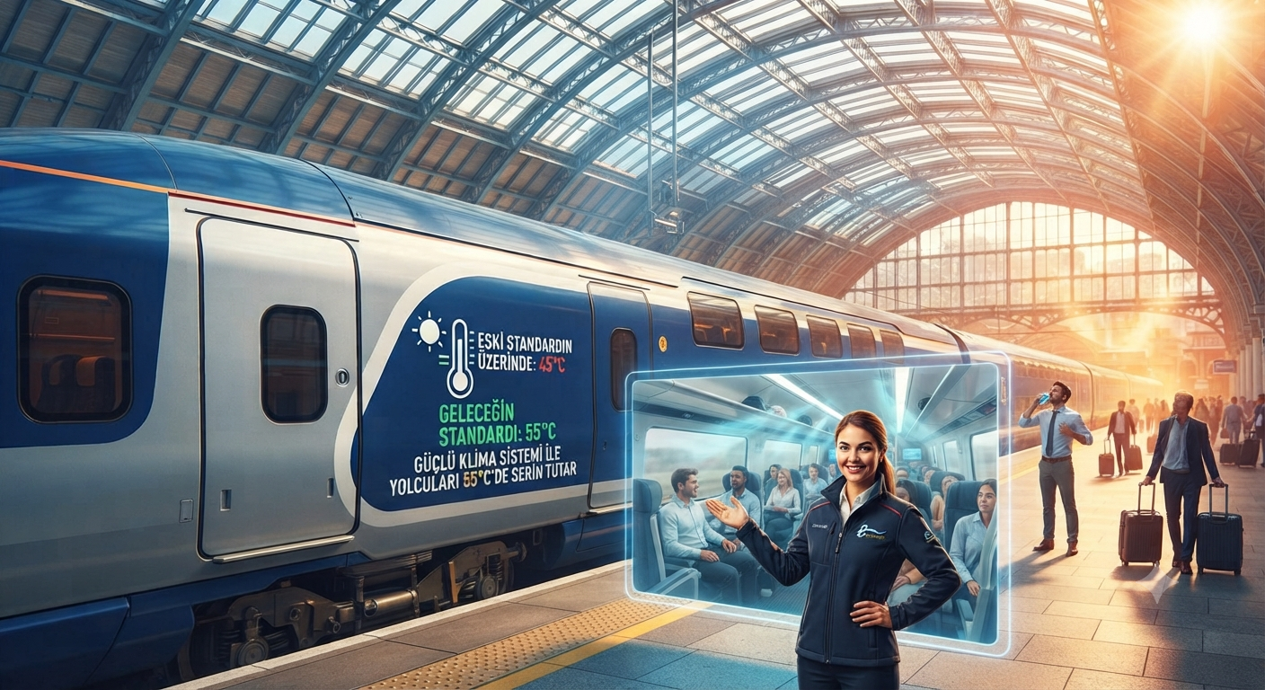 Eurostar'dan İleri Teknoloji Hamlesi: Celestia Trenleri 55°C Sıcaklığa Hazırlanıyor