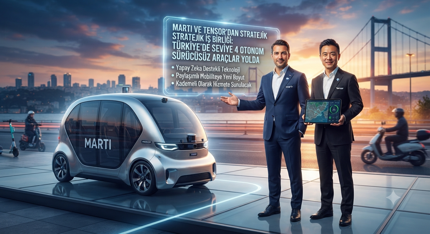Martı ve Tensor'dan Otonom Teknoloji Hamlesi: Yeni Stratejik İş Birliği