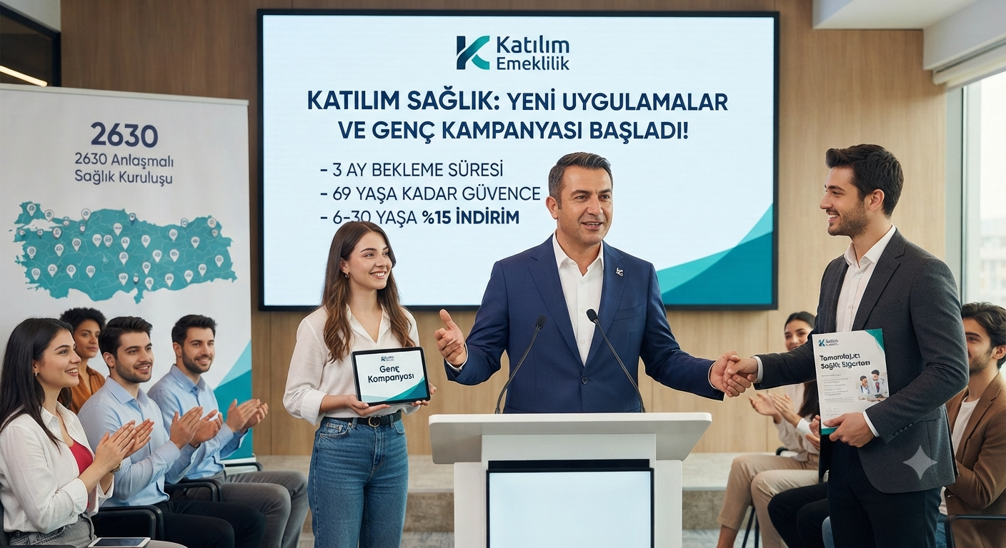 Katılım Sağlık, Sigortacılık Deneyimini Yenileyen Yeni Uygulamalarını Devreye Aldı