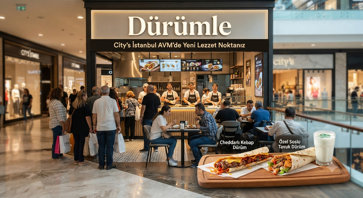 Dürümle, City's İstanbul AVM'deki Yeni Şubesiyle Kapılarını Açtı
