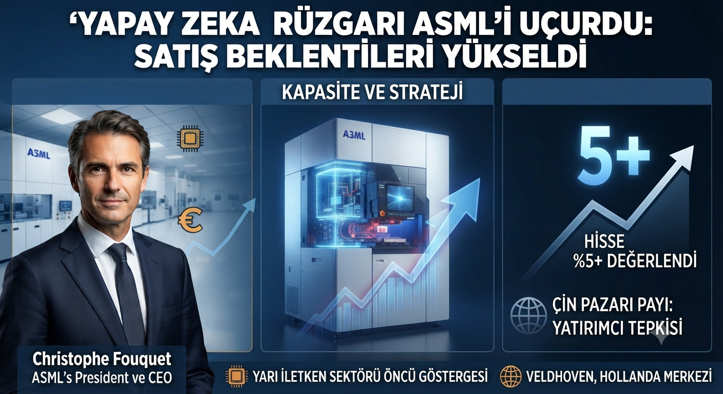 Yapay Zeka Rüzgarı ASML'i Uçurdu: Satış Hedefleri Yenilendi