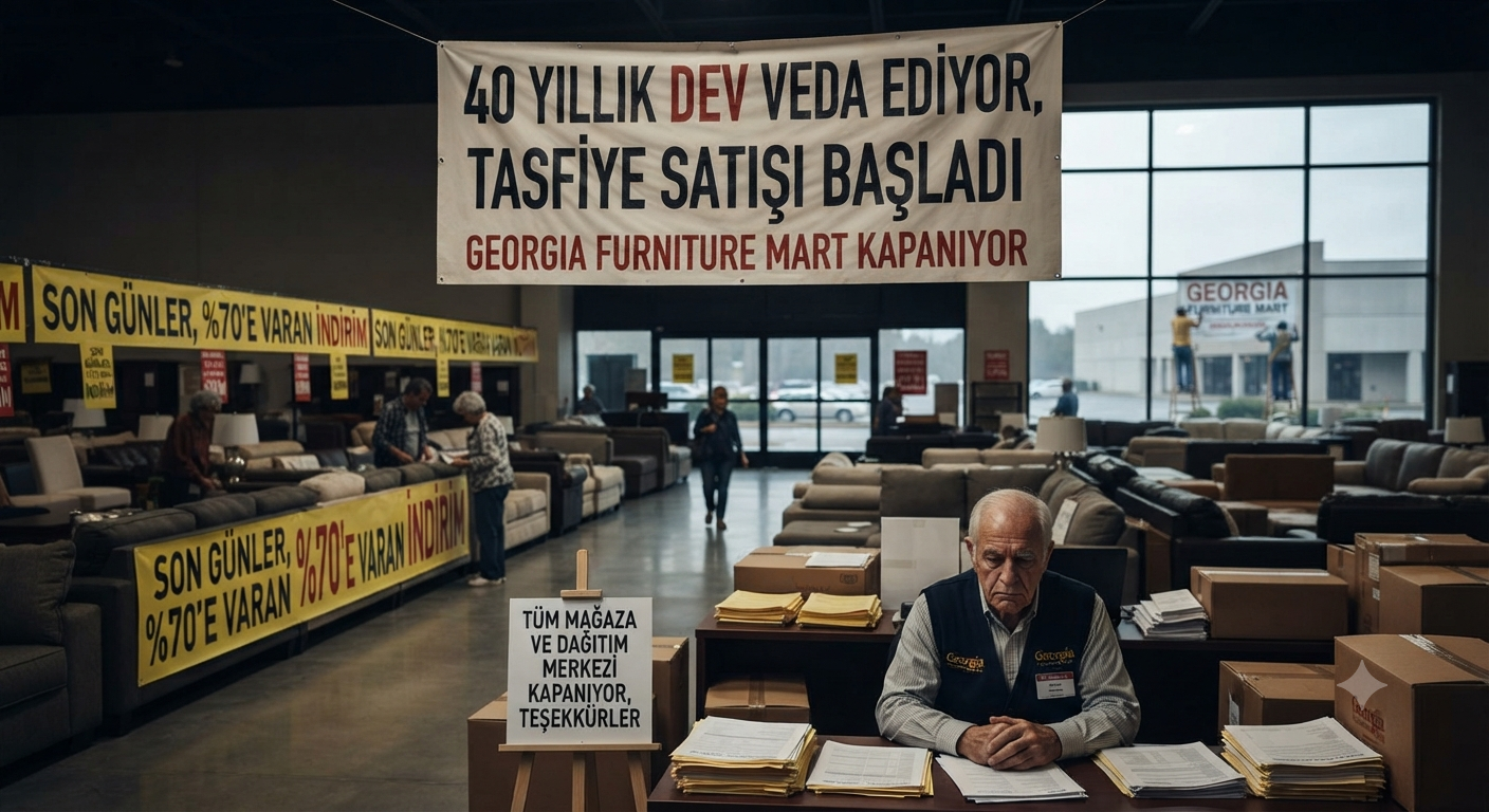 40 Yıllık Efsane Veda Ediyor: Georgia Furniture Mart Kepenk Kapatıyor