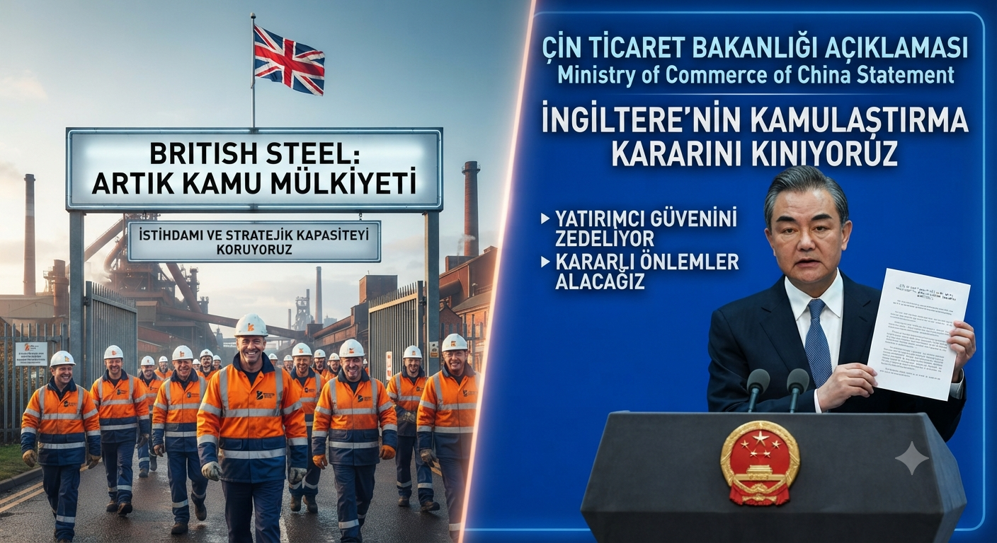İngiltere'nin British Steel'i Kamulaştırmasına Çin'den Sert Tepki