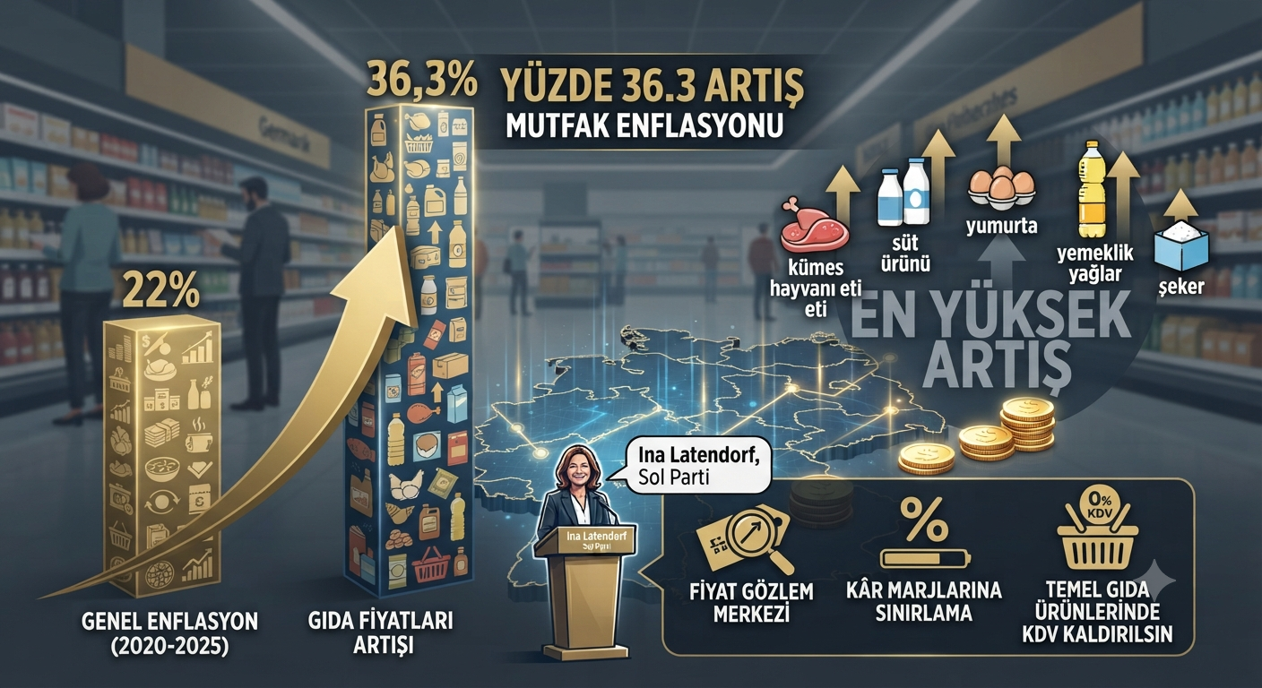 Alman Ekonomisinde Enflasyon Etkisi: Gıda Ürünlerinde 6 Yılda %36'lık Artış