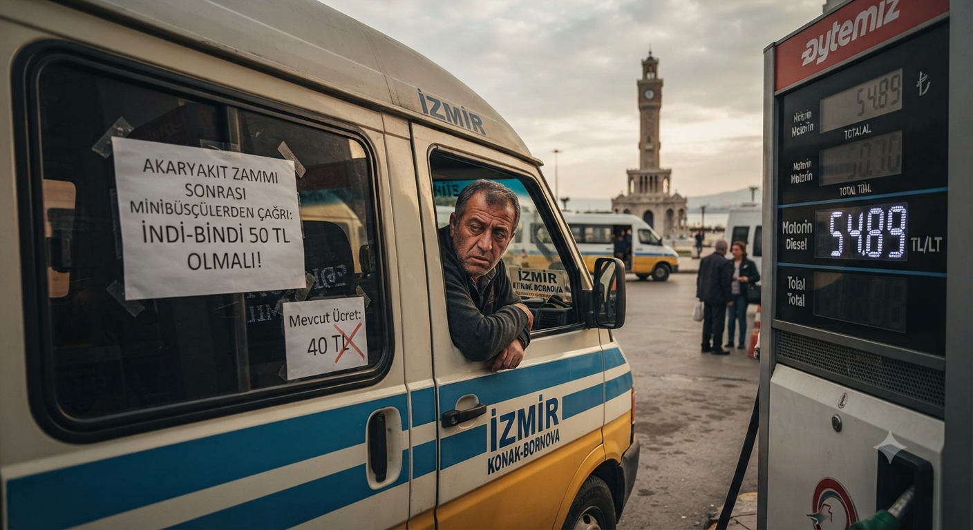 Akaryakıt Zamları Sonrası Minibüsçülerden Talep: İndi-Bindi 50 TL Olsun