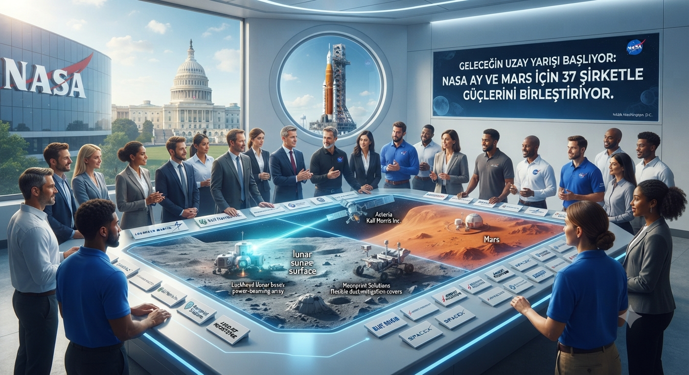 NASA'dan Stratejik Adım: Ay ve Mars Görevleri İçin 40'tan Fazla Uzay Teknolojisi Seçildi