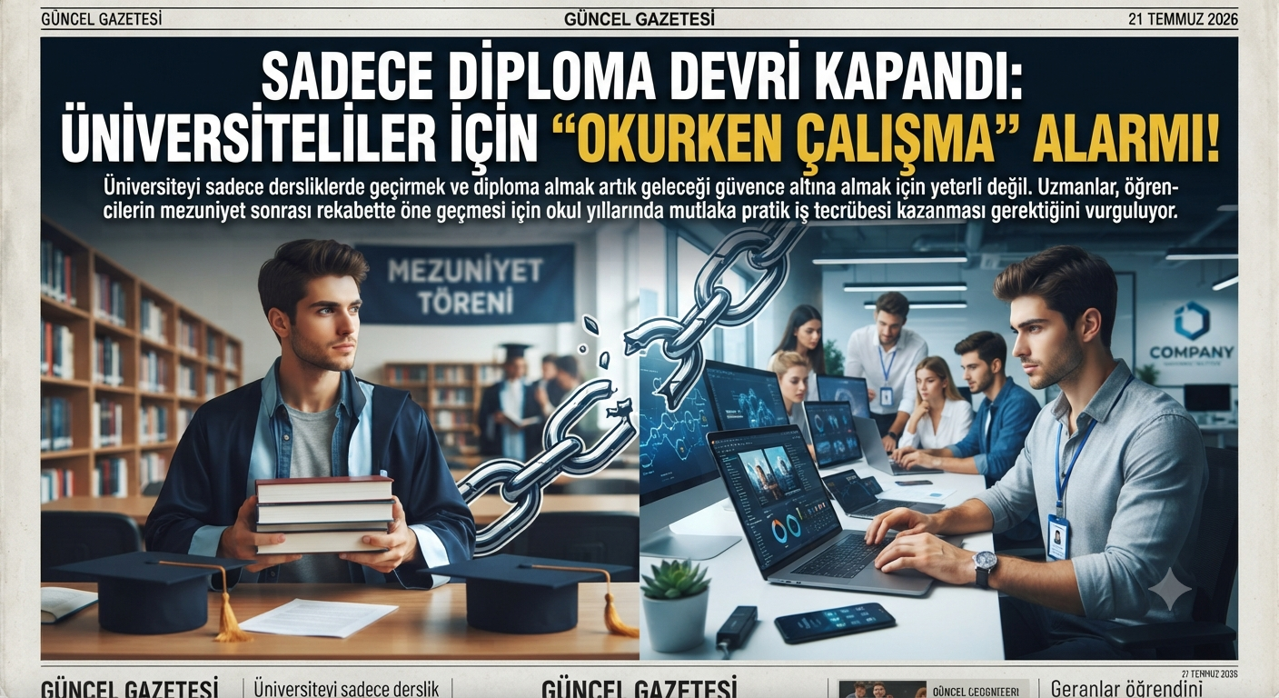 Üniversiteliye "Çalışarak Okuma" Zorunluluğu: Sadece Diploma Artık Yetmeyecek!