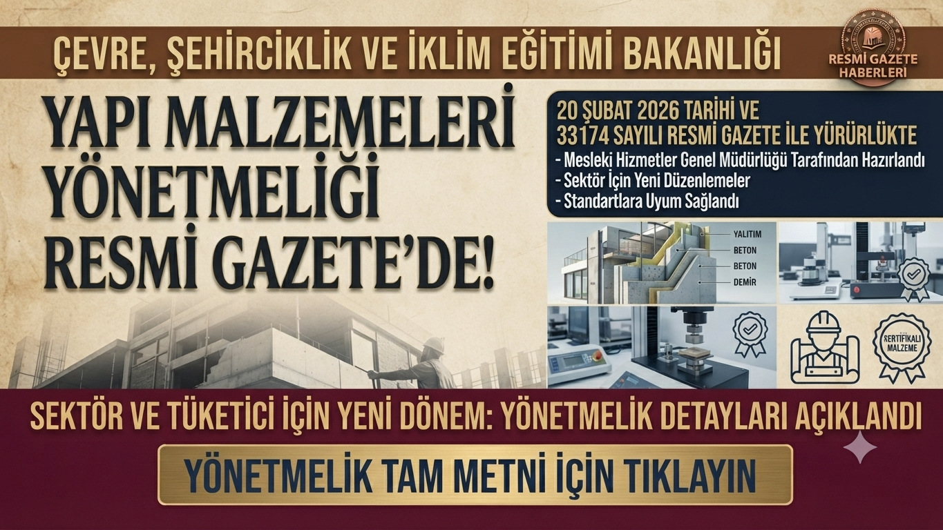 İnşaat malzemelerinde yeni standartlar