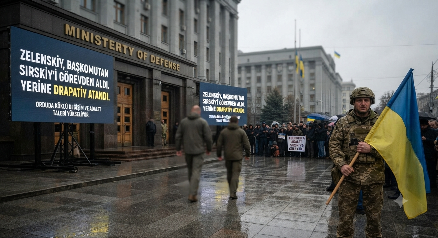 Ukrayna'da Görev Değişimi: Zelenskiy, Başkomutanlık Görevine Drapatıy'ı Atadı