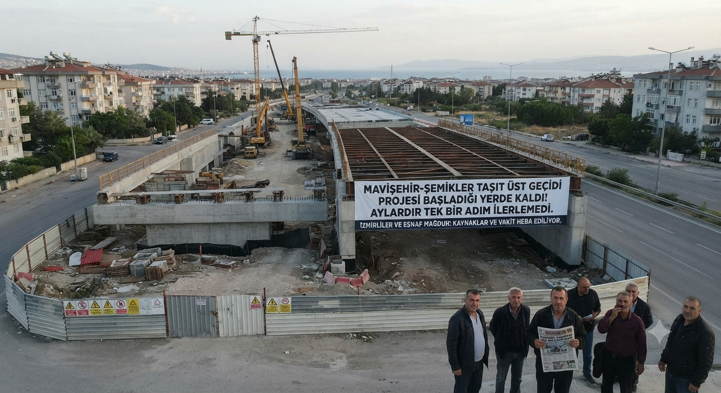 İzmir'de Üst Geçit İsyanı: Kaynakları ve Zamanı Boşa Harcıyorlar