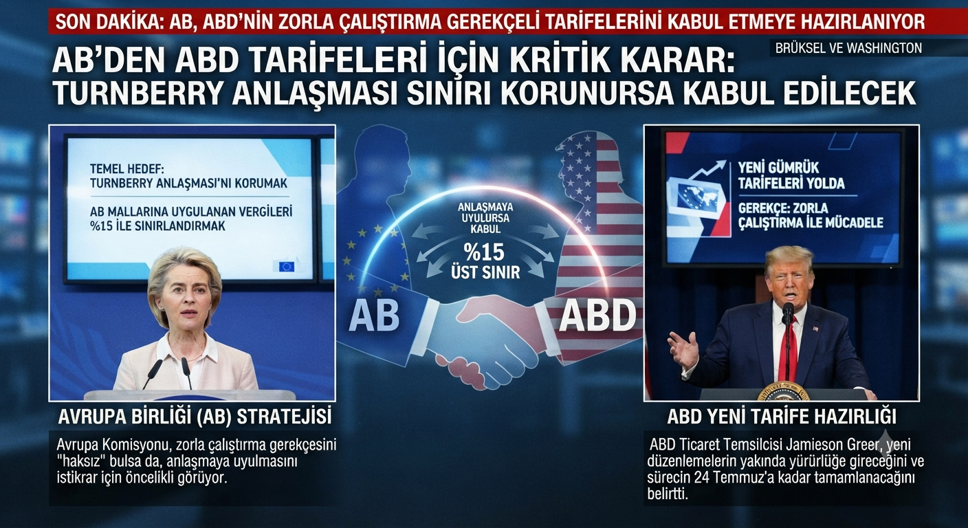 AB'den Dikkat Çeken Hamle: ABD'nin Yeni Tarifeleri Onaylanmaya Hazırlanıyor