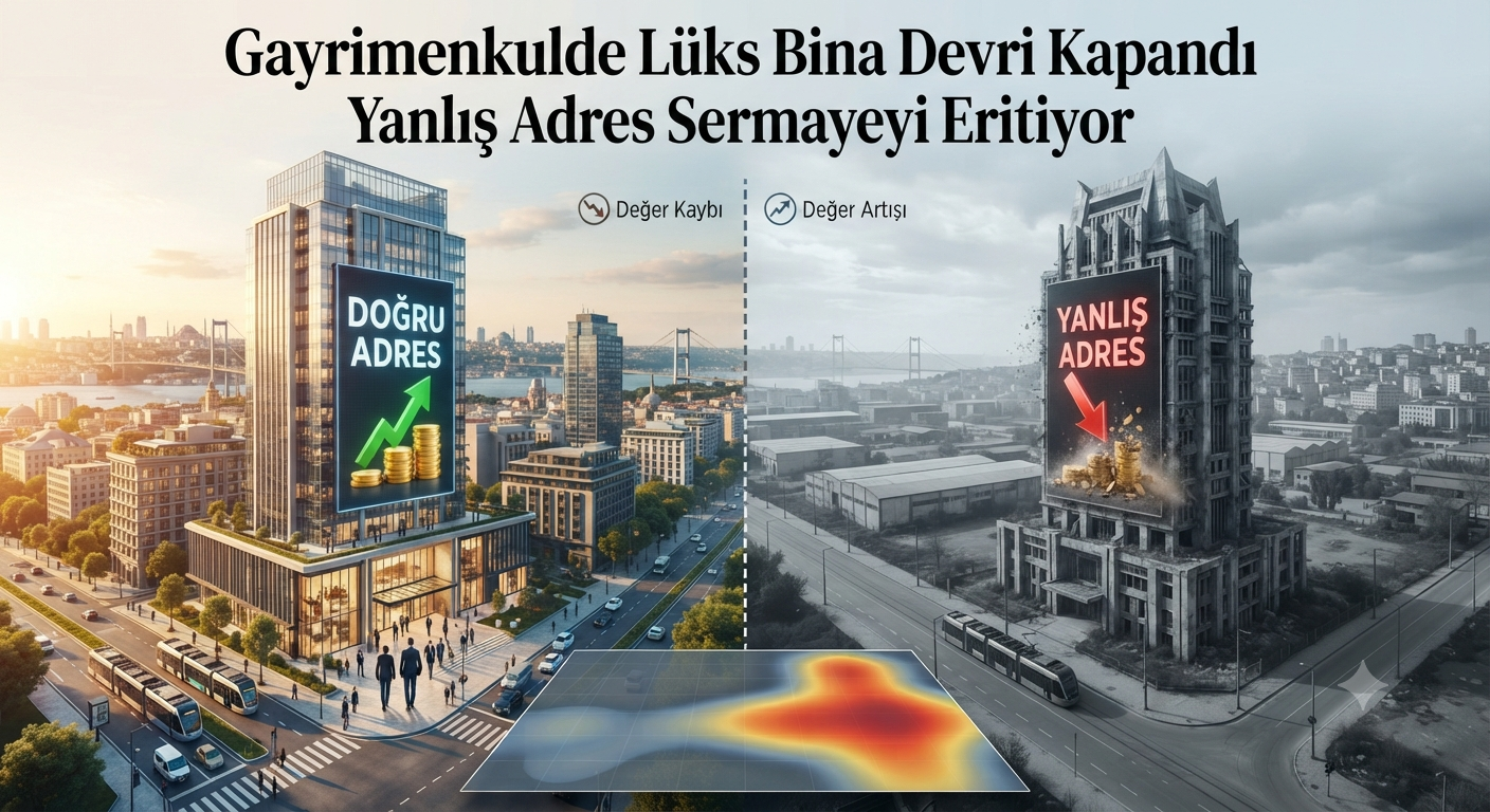 Lüks Gayrimenkul Devrinde Yaprak Dökümü: Yanlış Konum Tercihi Sermayeyi Eridiyor
