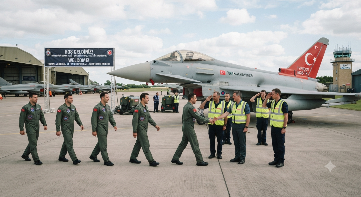 İngiltere'den Kritik Adım: Türk Eurofighter Typhoon Pilotlarının Eğitim Yolu Açıldı