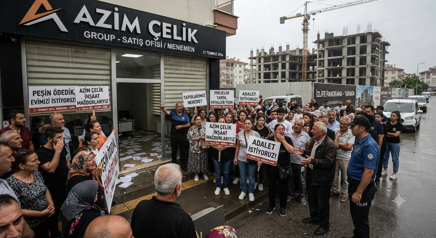 İzmir'de Konut Projesinde Vurgun İddiası: Yüzlerce Vatandaş Mağdur Durumda