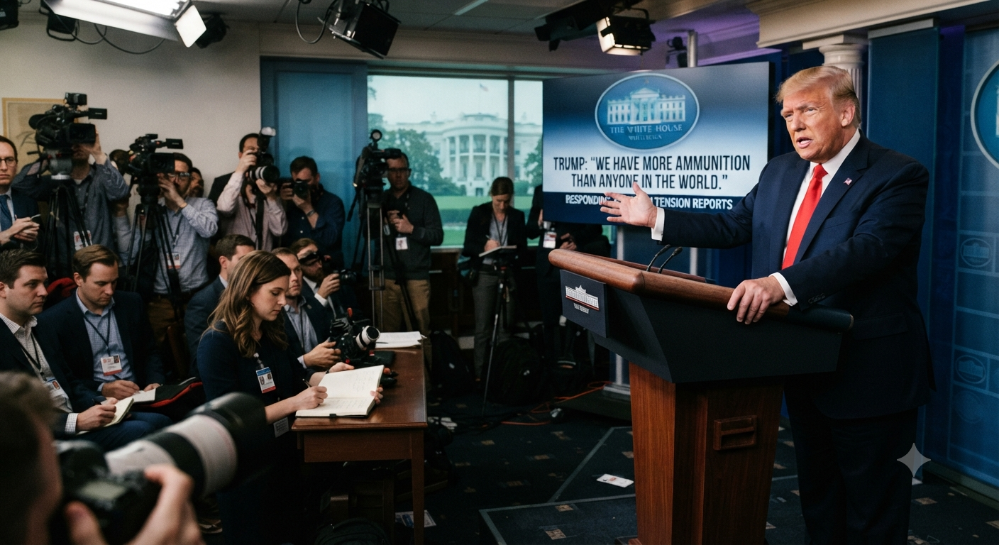 Trump'tan Mühimmat İddialarına Yalanlama