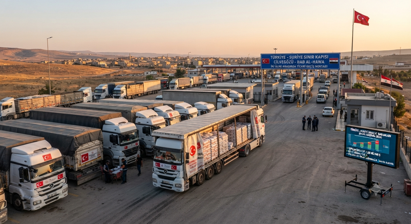 Türkiye'nin Suriye İhracatında Yüzde 26,4'lük Artış Kaydedildi