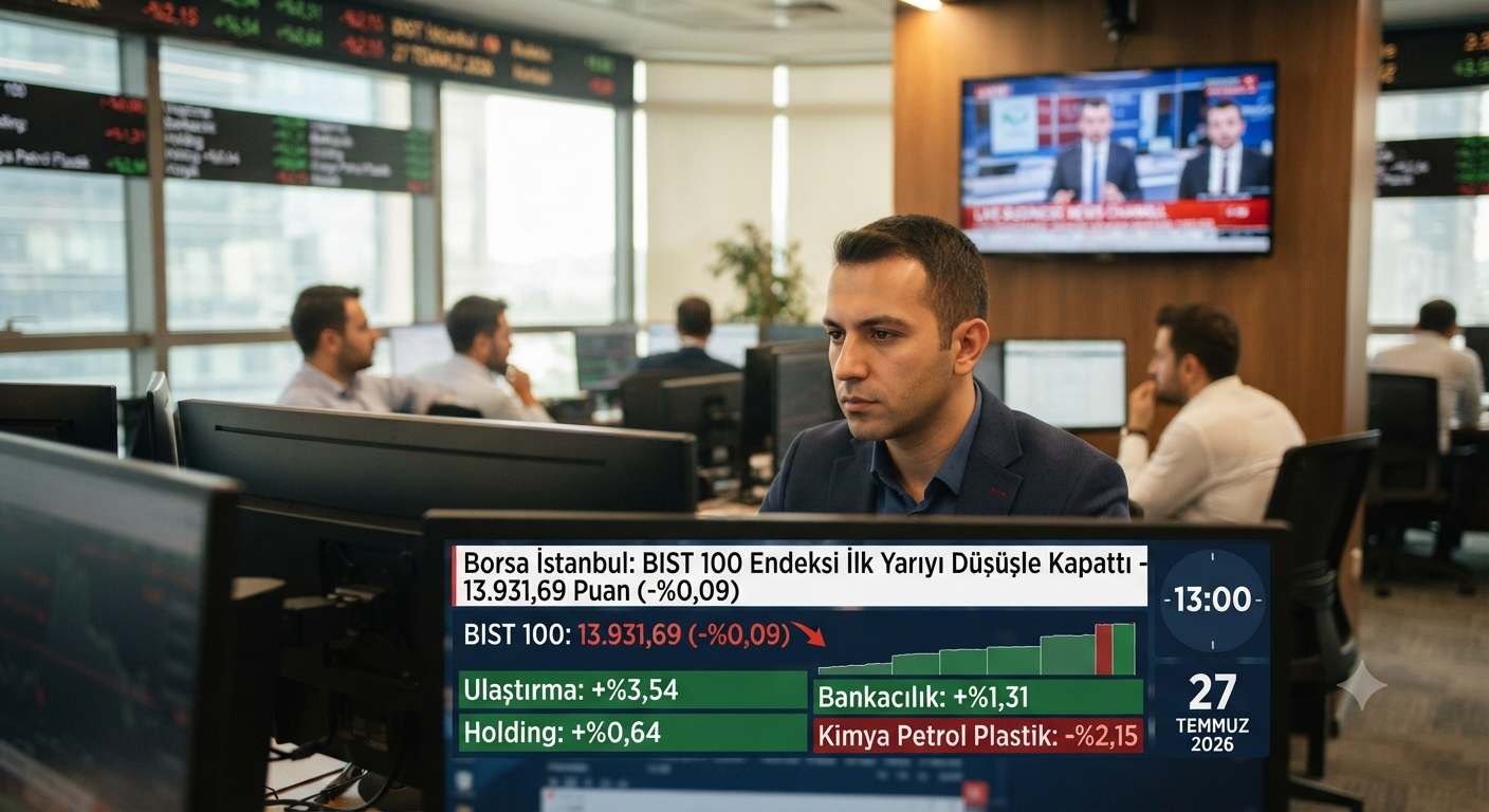 Borsa İstanbul'da Satıcılı Seyir: Piyasalar Düşüşte
