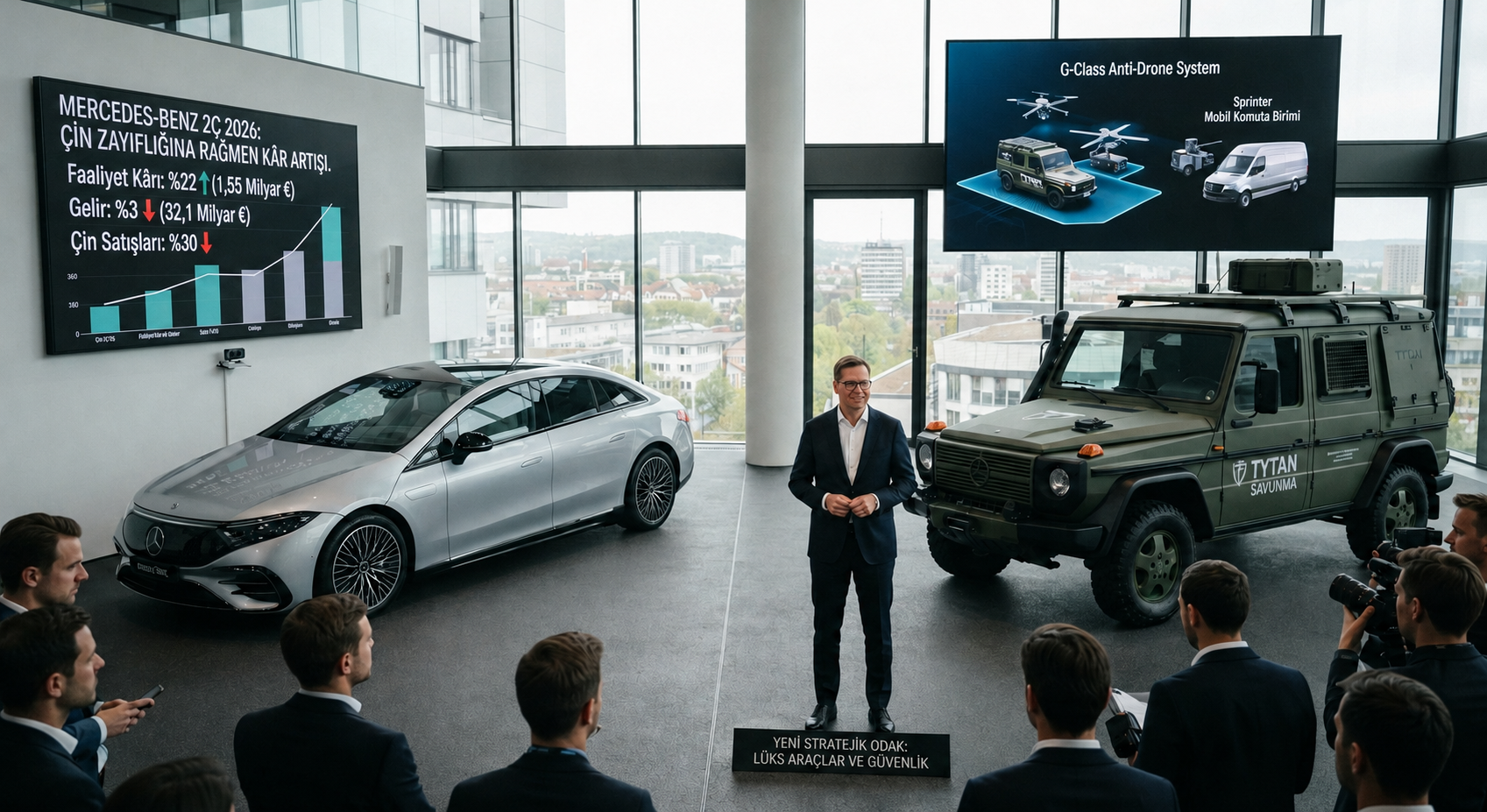Mercedes-Benz, Satış Tahminlerini Aşağı Çekerken Çin'deki Olumsuzluklara Rağmen Kârını Artırdı