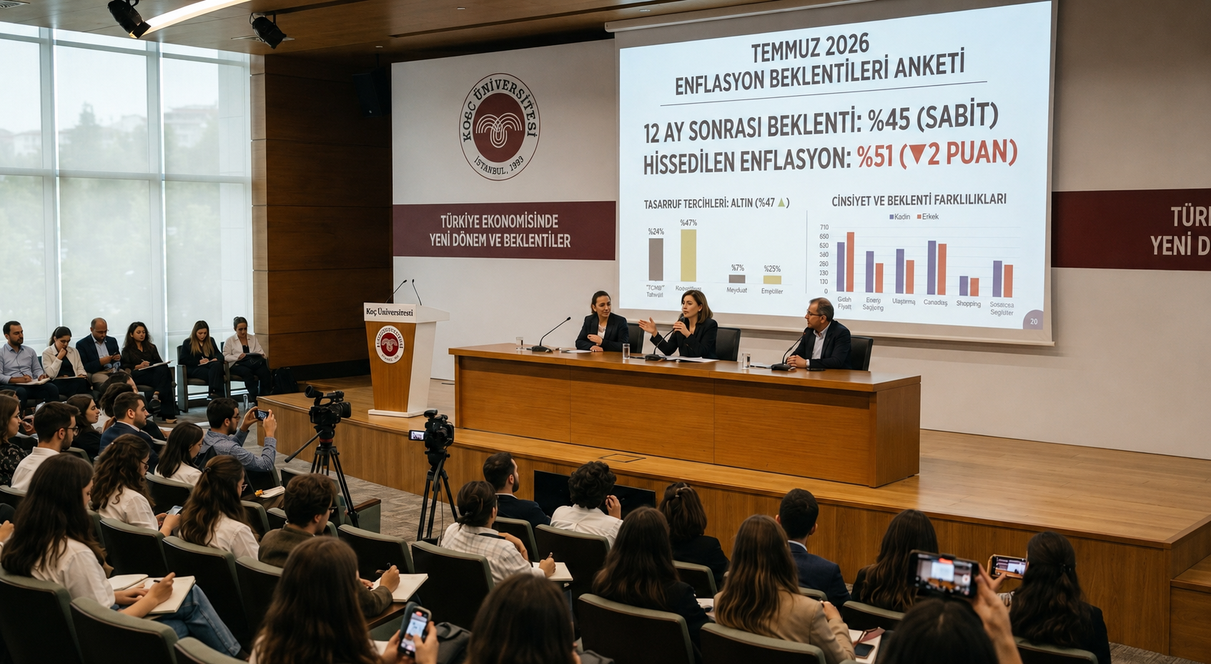 Enflasyon Beklentileri Yatay Seyrini Sürdürüyor: Koç Üniversitesi'nden Güncel Değerlendirme