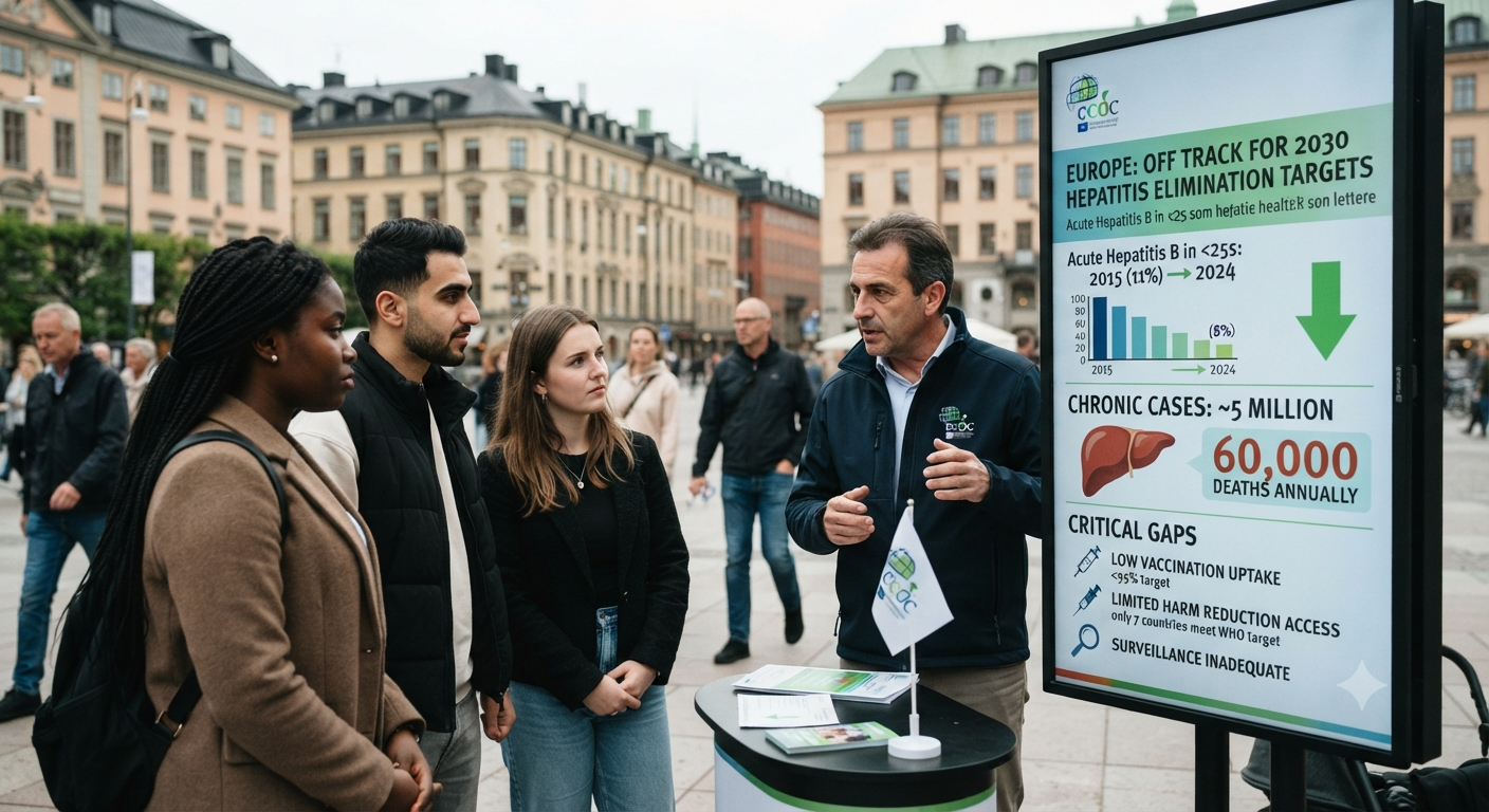 ECDC'den Uyarı: Avrupa, 2030 Yılındaki Hepatit Elem Hedeflerinin Gerisinde Kaldı