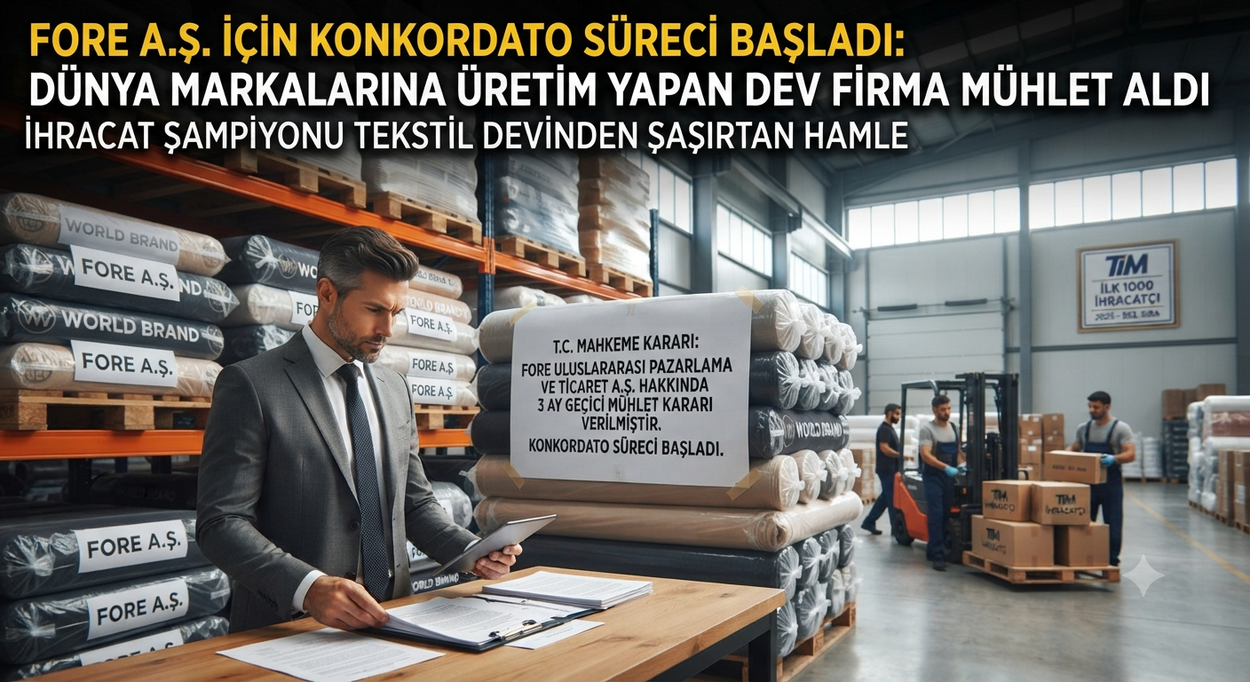 Dünya Markalarına Üretim Yapan Türk Tekstil Devi Konkordato İlan Etti