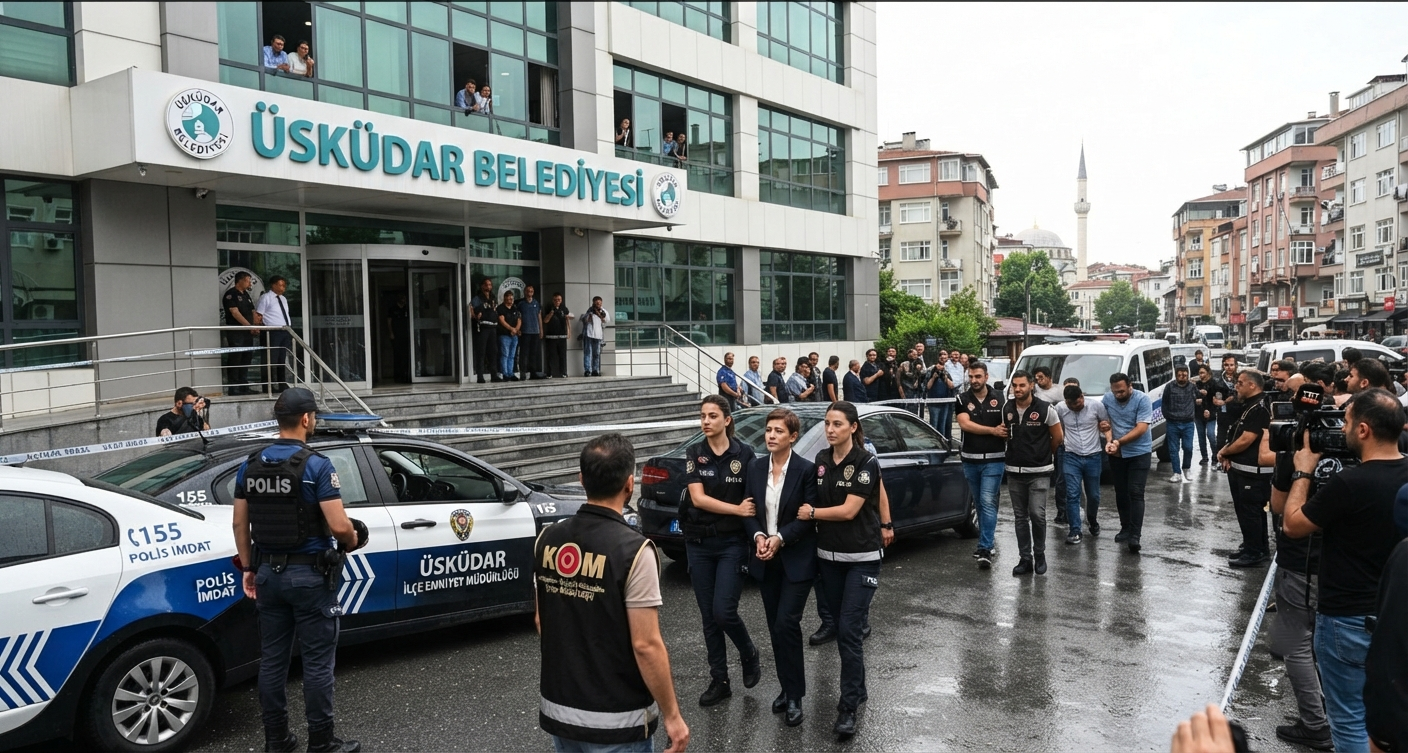 Üsküdar Belediye Başkanı ve Beş Kişi Gözaltına Alındı