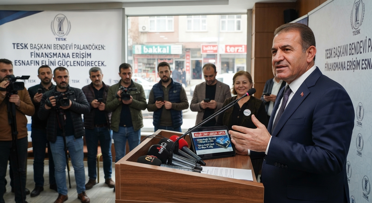 TESK Başkanı Palandöken'den Kredi Açıklaması: "Limit Artışı Sevindirici, Faizler de Düşürülmeli"