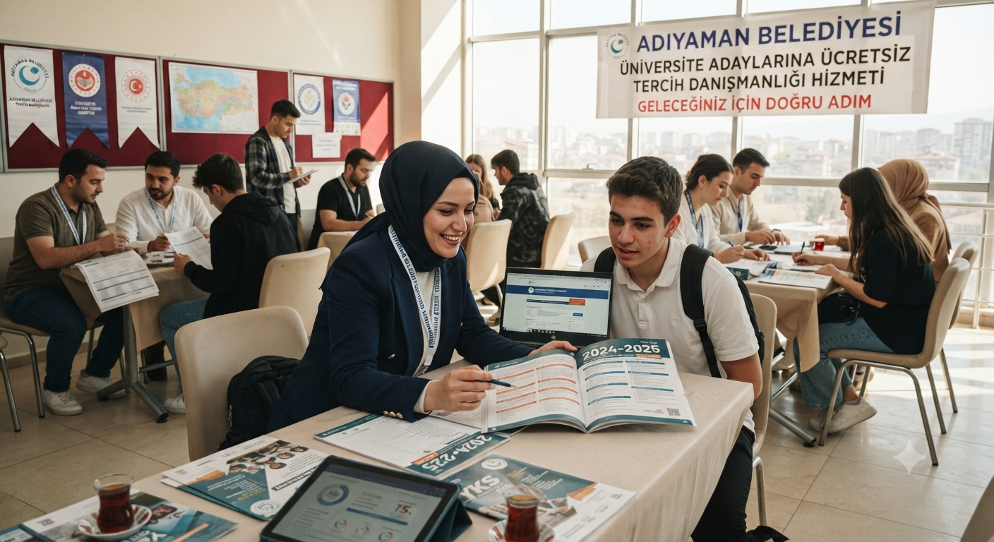Üniversite Adaylarına Müjde: Adıyaman Belediyesi'nden Ücretsiz Tercih Rehberliği