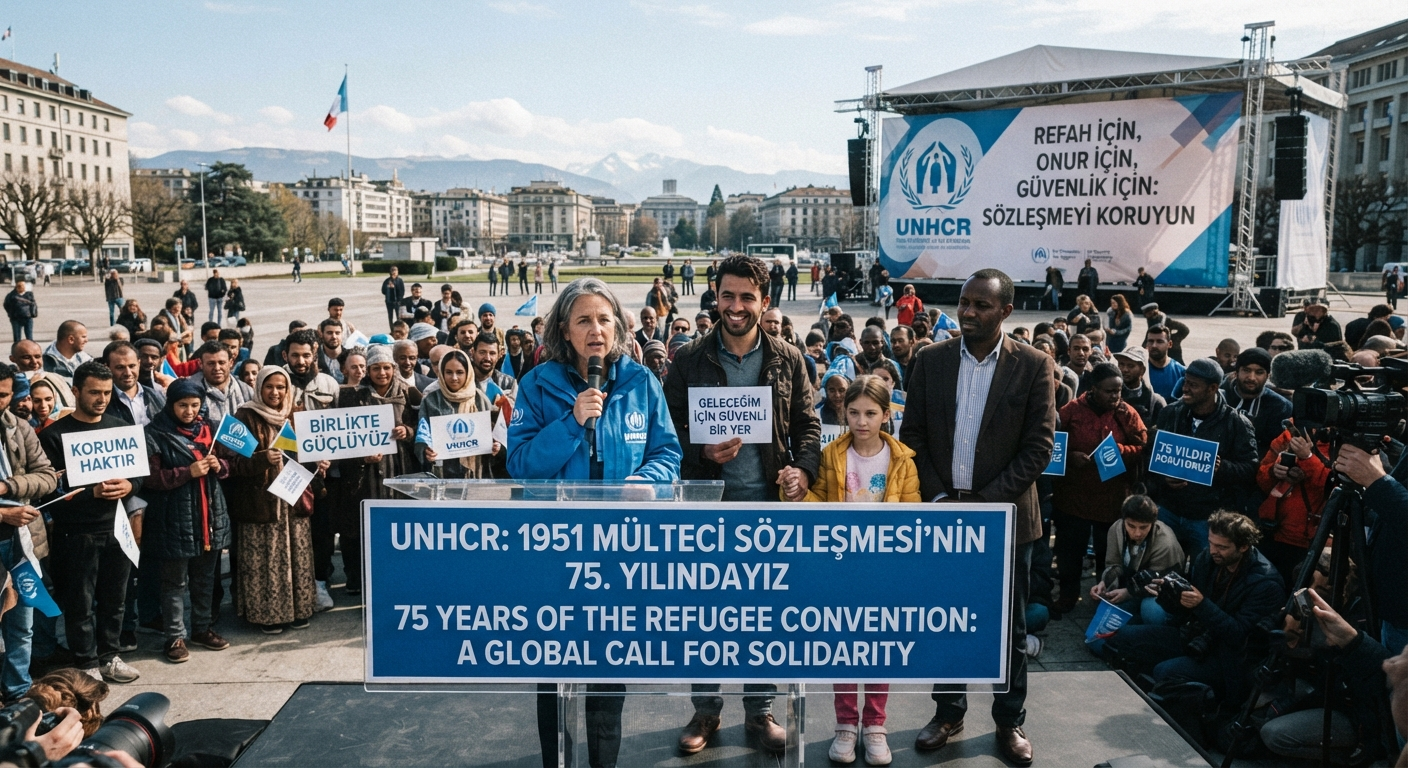 UNHCR'den Tarihi Çağrı: Mülteci Sözleşmesi 75 Yaşında, Dayanışma Zamanı