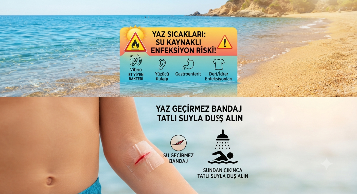 Yaz Sezonunda Kabus Yaşamayın: Plaj ve Havuzlarda Enfeksiyonlardan Korunmanın Etkili Yolları