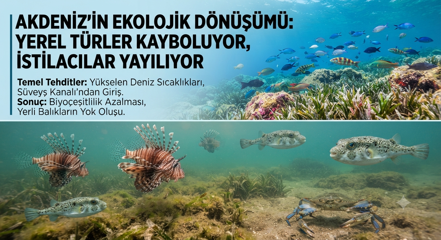 Akdeniz'in Sessiz Yok Oluşu: Bilim İnsanlarından İstilacı Türler ve Bölgenin Geleceği İçin Kritik Uyarı