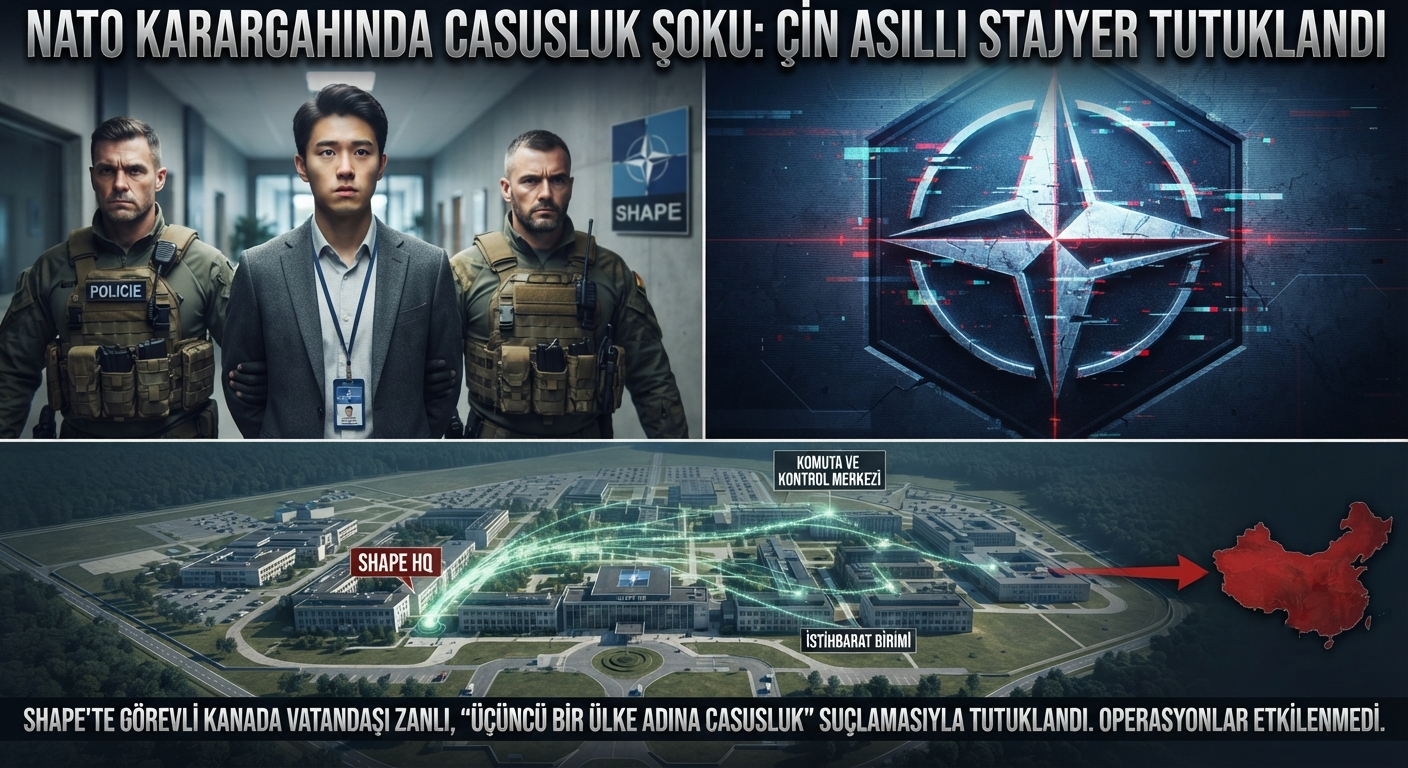 NATO'da Şok Gelişme: Çin Asıllı Stajyer Ajanlık Şüphesiyle Gözaltına Alındı