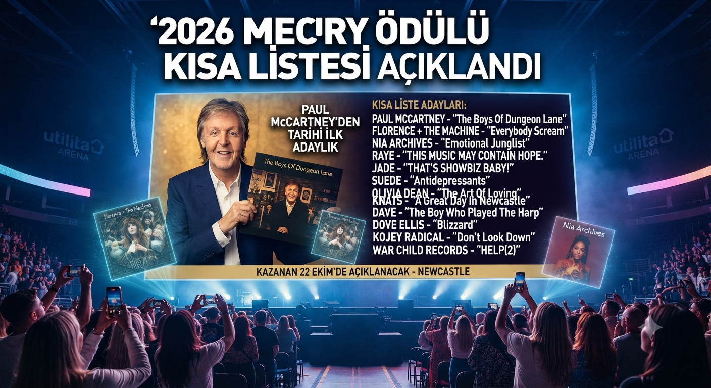 2026 Mercury Ödülleri'nde Tarihi An: Paul McCartney Kariyerinde İlk Kez Aday Gösterildi