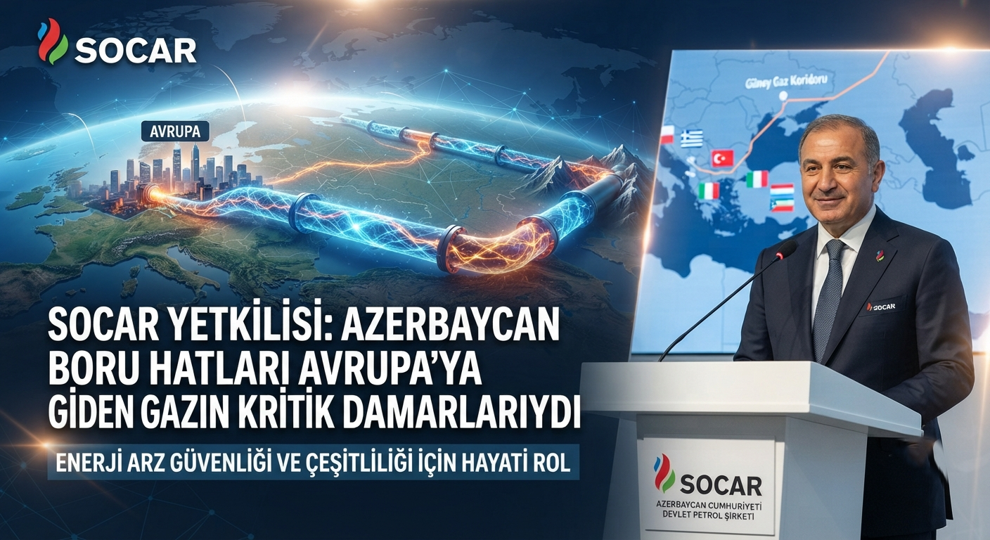 SOCAR Yetkilisinden Kritik Açıklama: Azerbaycan Boru Hatları Avrupa'nın Enerji Damarlarıdır