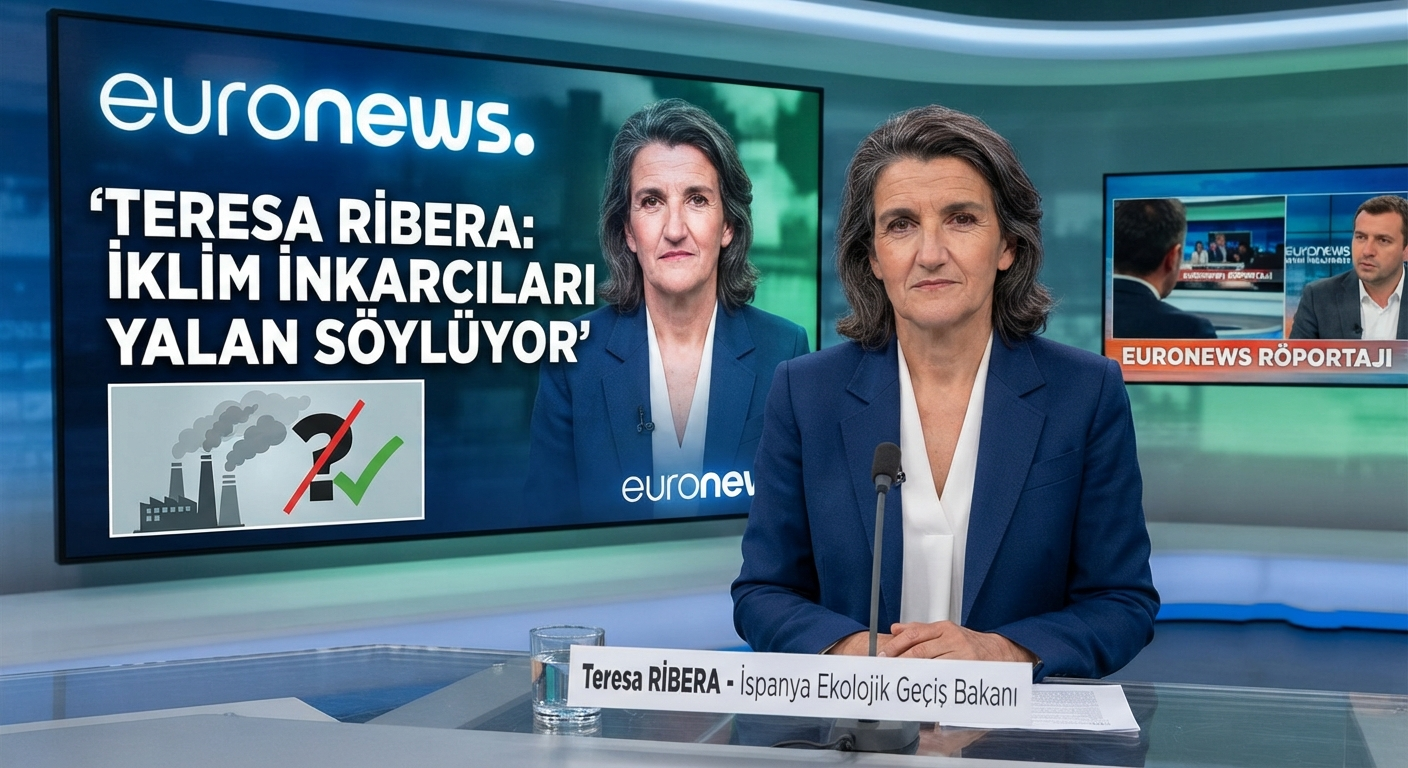 Teresa Ribera'dan Euronews'e Çarpıcı Açıklama: "İklim İnkarcıları Bilerek Yalan Söylüyor"