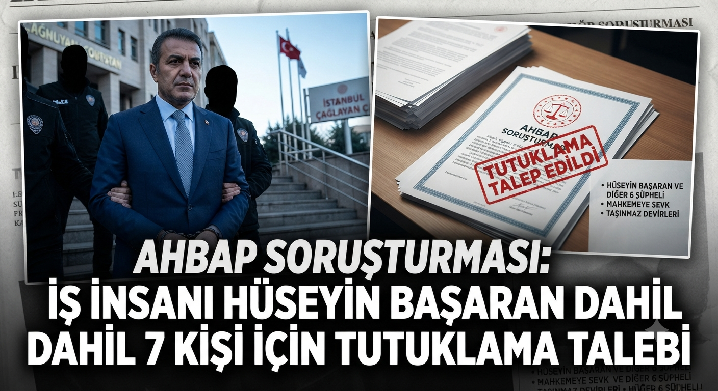 Ahbap Soruşturmasında Kritik Gelişme: İş İnsanı Hüseyin Başaran Dahil 7 Kişi İçin Tutuklama Talebi