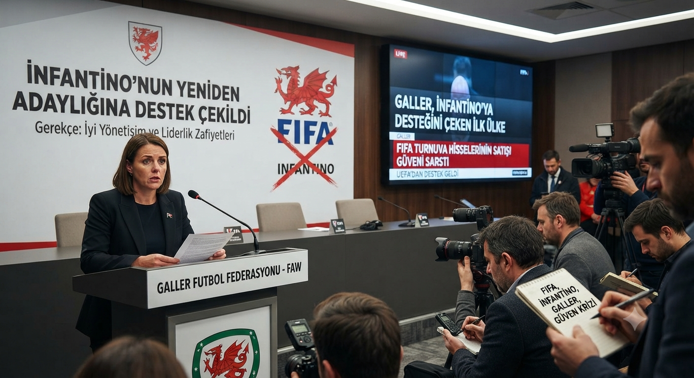 Galler Futbol Federasyonu'ndan Şok Karar: Gianni Infantino'nun FIFA Başkanlığına Desteğini Geri Çektiler