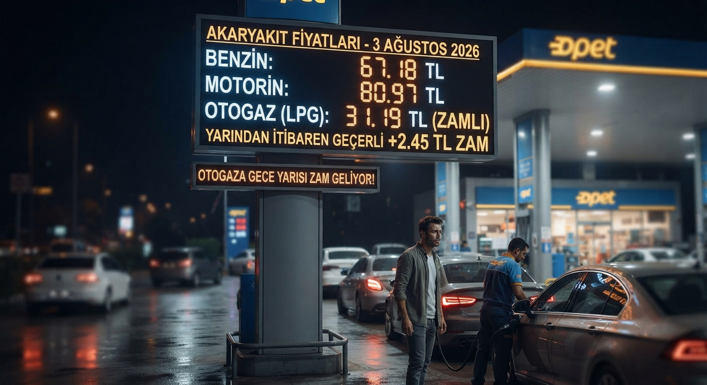 Akaryakıt Fiyatlarında Hareketlilik: Benzine ve Motorine İndirim veya Zam Var mı? - 3 Ağustos 2026 Güncel Fiyatlar