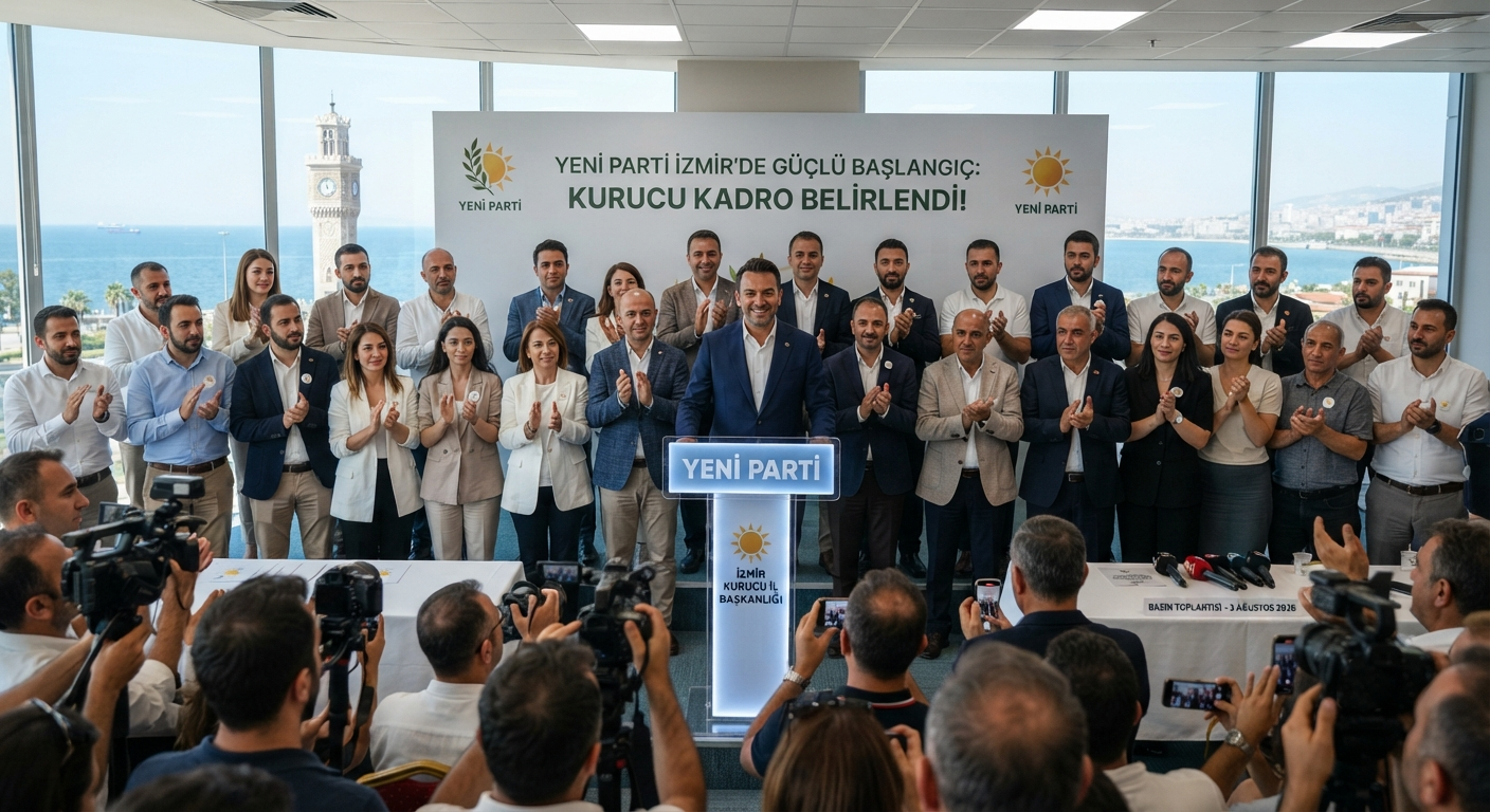 YENİ Parti İzmir'de Kurucu Kadro Netleşti: İl Başkanlığına Çağatay Güç Getirildi