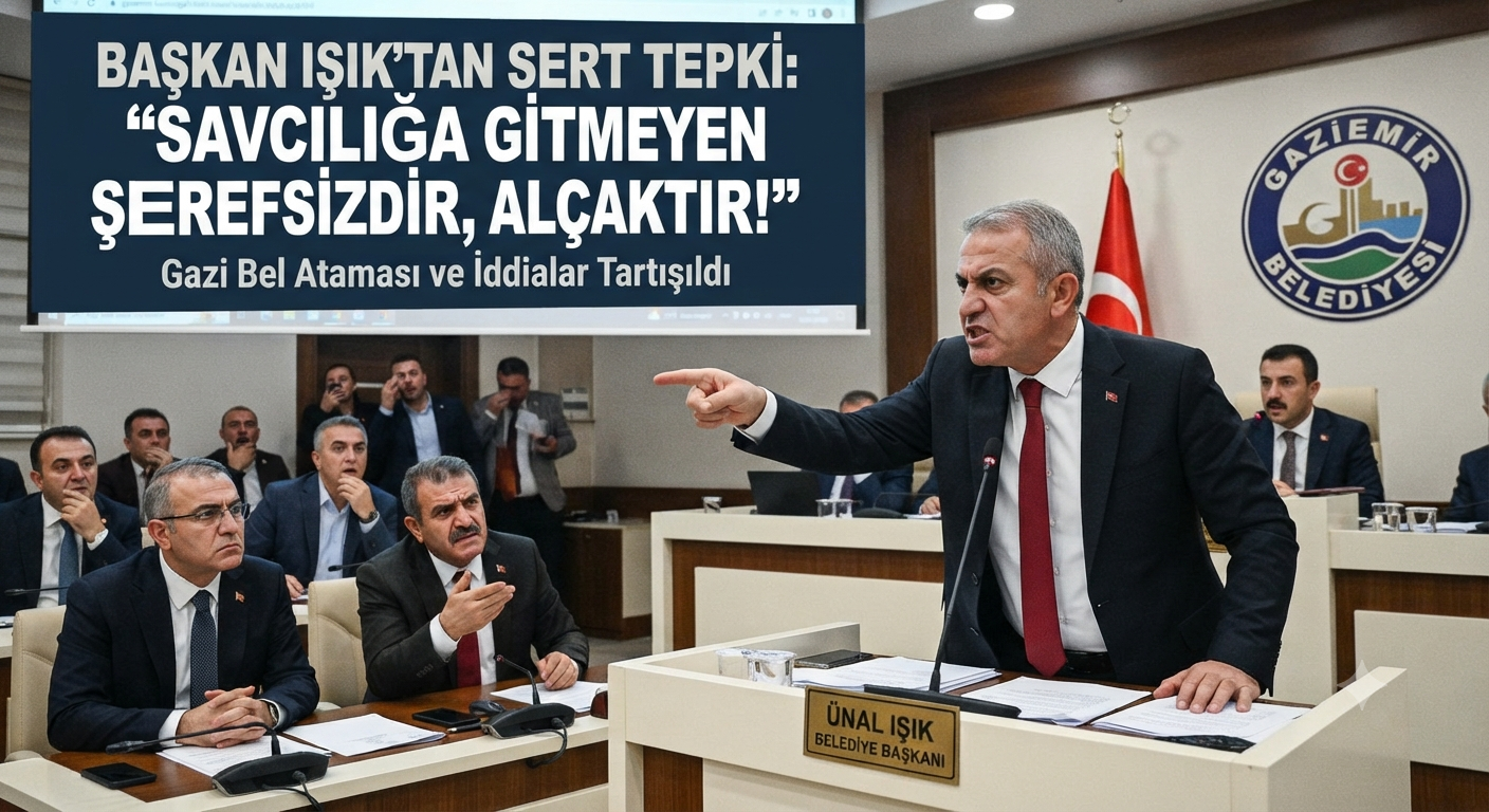 Başkan Işık ateş püskürdü: Savcılığa gitmeyen alçaktır, şerefsizdir!
