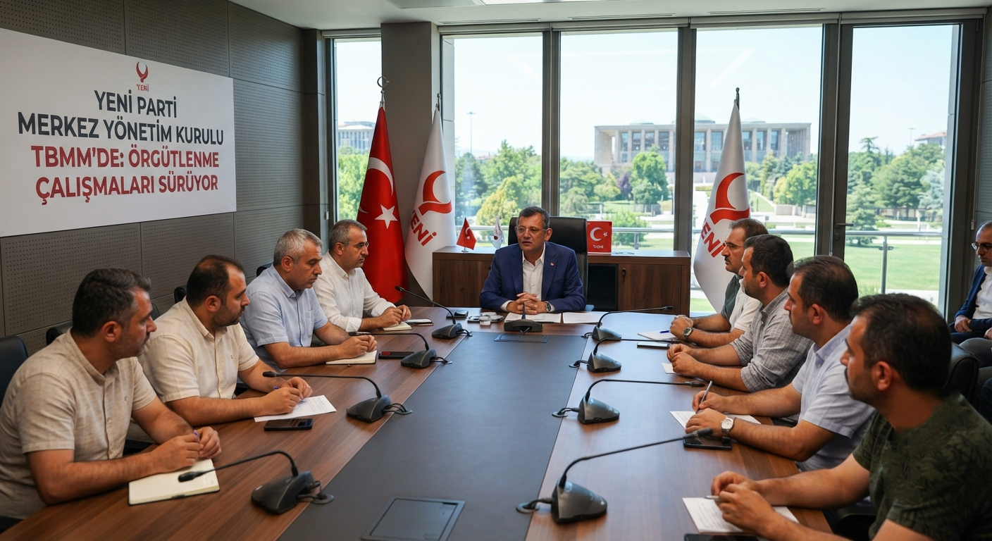 YENİ Parti'den İlk MYK Toplantısı: Örgütlenme ve Üyelik Hamlesi
